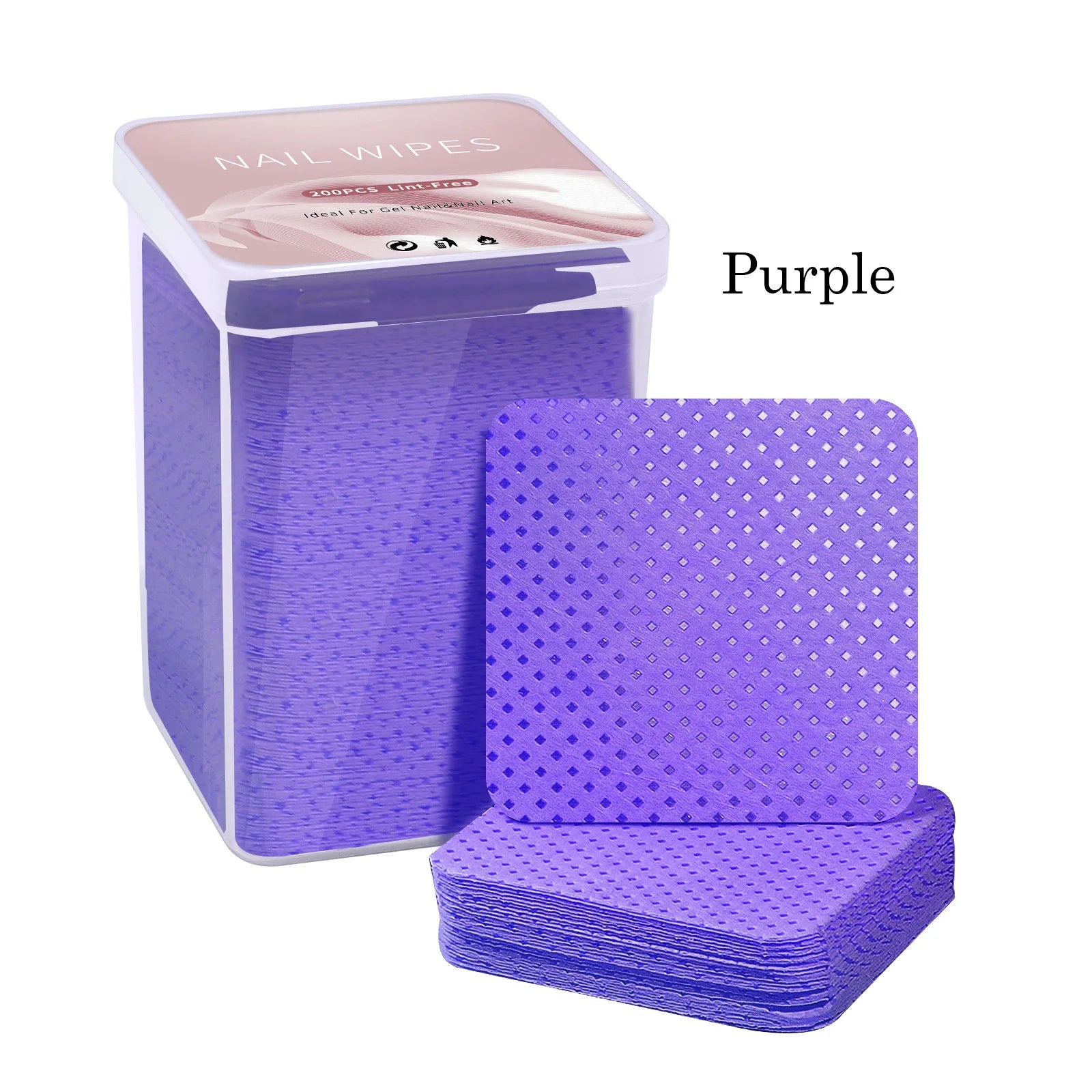 Lint-Free Nail Polish Remover Cotton Wipes UV Gel Tips Remover Cleaner Paper Pad Nails Polish Art Cleaning Manicure Tools