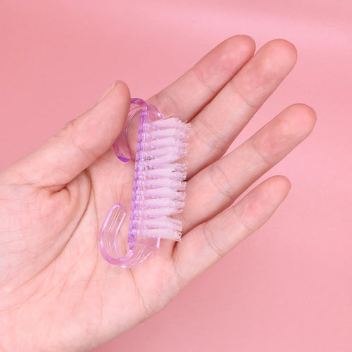 10/30Pcs Acrylic Nail Art Brushes 4 Colors Manicure Tool Set Soft Dust Removal Plastic Cleaning Brushes For Powder Dust Cleaning