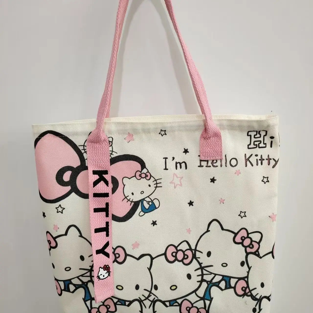 Sanrio Hello Kitty Shoulder Bag Cute Cartoon KT Cat Handbag Girls Backpack Schoolbag Cosmetic Bag Holiday Christmas Gifts