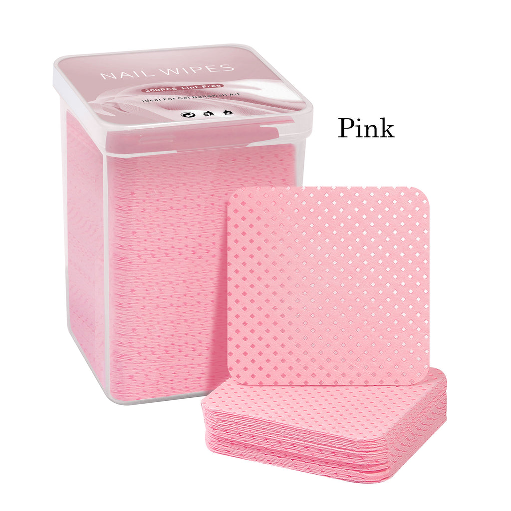 Lint-Free Nail Polish Remover Cotton Wipes UV Gel Tips Remover Cleaner Paper Pad Nails Polish Art Cleaning Manicure Tools